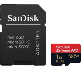 SanDisk Extreme Pro microSD UHS-I U3 V30 A2 1TB