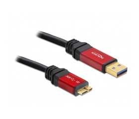 DELOCK Cable USB 3.0-A > micro-B male / male 1m P