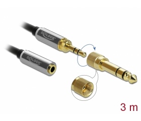 Delock 3.5mm Audio hosszabbító kábel apa > anya 3m