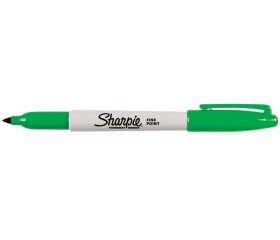 Sharpie Alkoholos marker, 1 mm, kúpos, zöld
