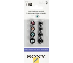 Sony EP-EX10A fekete szilikon füldugó 4 pár