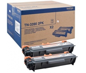 Brother TN-3390 Fekete Twin Pack