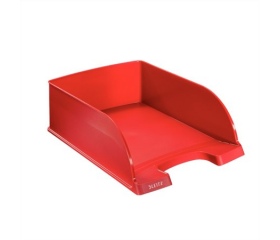 Leitz Irattálca, műanyag, "Plus Jumbo", piros