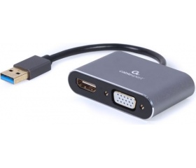 Gembird USB to HDMI + VGA display adapter