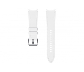 Samsung Galaxy Watch4 bőrszíj 20mm M/L fehér