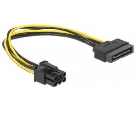 Delock tápátalakító kábel SATA > PCIe