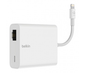 Belkin Lightning -  Ethernet + Tápellátás