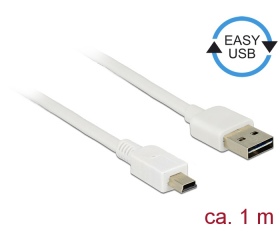 Delock Easy-USB -> USB 2.0 mini B adatkábel 1m