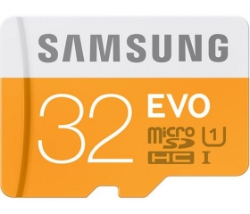 Samsung EVO microSD UHS-I CL10 32GB + USB adapter