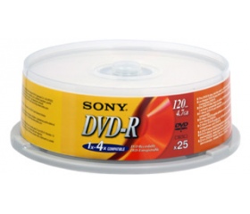 DVD-R LEMEZ SONY 4.7GB 16x 25db/henger