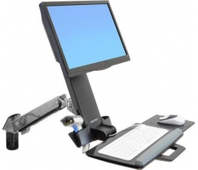 Eegotron StyleView Sit-Stand Combo Arm alumínium