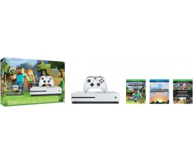 Microsoft Xbox One S 500GB + Minecraft fehér