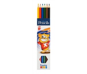 ICO Színes ceruza készlet, "Creative Kids", 6 kül