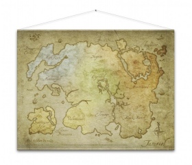 The Elder Scrolls Online térkép poszter