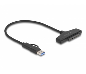 Delock USB/SATA 6Gb/s átalakító USB Type-C/A csatl