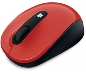 Microsoft Sculpt Mobile Mouse piros
