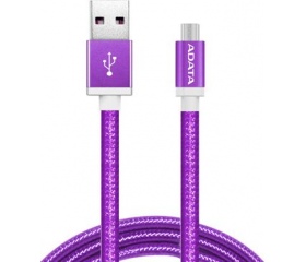Adata megfordítható USB adat/töltőkábel lila