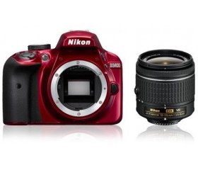 Nikon D3400 + AF-P 18-55 VR kit vörös