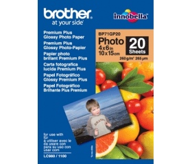Brother BP71GP20 Premium Plus 10×15cm 20lap 260g
