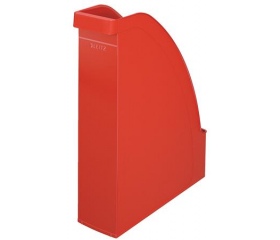 Leitz "Plus" Iratpapucs, műanyag, 70 mm piros
