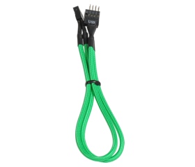 BitFenix belső USB hosszabbító 30cm zöld/fekete