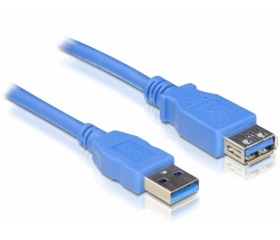 Delock USB3.0-A (apa/anya), 3 méteres hosszabbító 