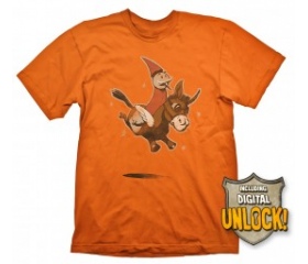 DOTA 2 T-Shirt "Wizard & Donkey + Ingame Code", S