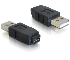 Delock USB micro-A+B female to USB2.0-A male