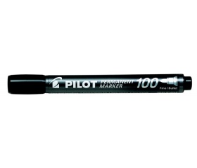 Pilot Alkoholos marker, 1 mm, kúpos, fekete