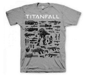 Titanfall  "Choose your Weapon", XXL póló