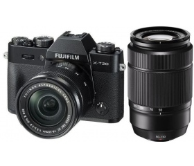 Fujifilm X-T20 XC16-50mm XC50-230mm OIS II fekete