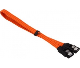BitFenix SATA-III adatkábel 30cm narancs/fekete