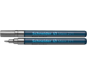 Schneider "Maxx 271" Lakkmarker, 1-2 mm, ezüst