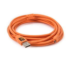 TetherPro USB A to Mini-B 8pin 1 (4.6m) Narancs
