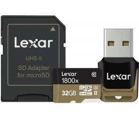 Lexar MicroSDHC 32GB + USB + SD Olvasó 1800x