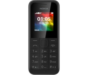 Nokia 105 fekete Single SIM