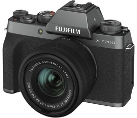 Fujifilm X-T200 XC15-45mm kit sötét ezüst