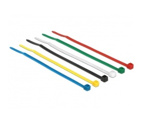 Delock 100db, színes kábelkötegelő (100x2,5mm)
