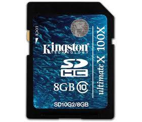 Kingston SD 8GB CL10 G2 (SD10G2/8GB)