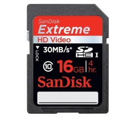 SanDisk Extreme HD Video CL10 SDHC 16GB