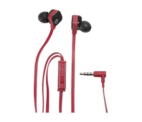 HP H2300 In-Ear Stereo Headset vörös-fekete