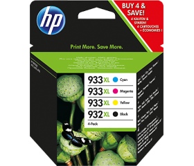 HP 932XL fekete/933XL ciánkék/bíbor/sárga 4db