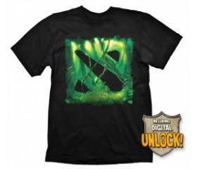 DOTA 2 T-Shirt "Jungle + Ingame Code", M