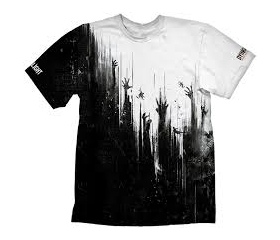 Dying Light T-Shirt "Black & White", M