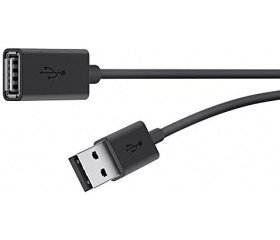 Belkin USB hosszabbító kábel 2.0 A-A 1,8 m fekete