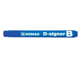 Táblamarker, 2-4 mm, kúpos, DONAU "D-signer B", k