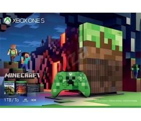 Microsoft Xbox One S 1TB + Minecraft Holiday