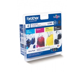 Brother LC980 Ink Set (B/C/M/Y)