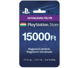 Sony Playstation Network 15000Ft feltöltőkártya