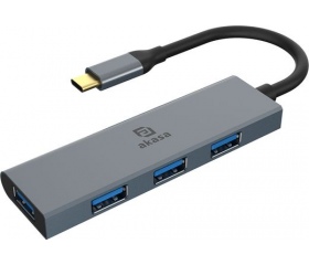 Akasa USB Type-C 4 portos hub
